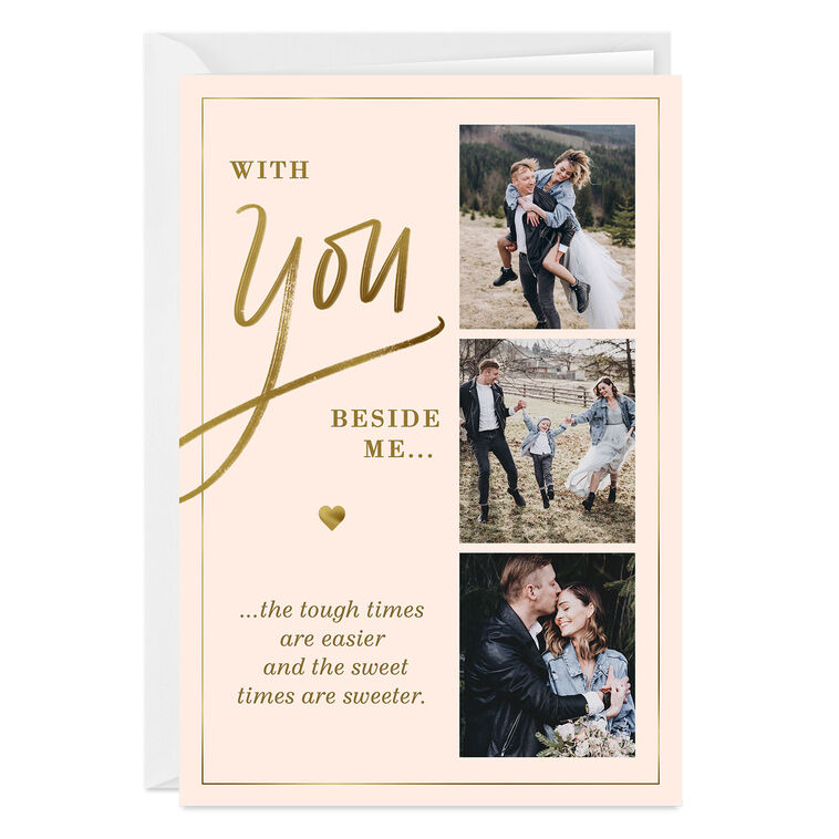 hallmark With You Beside Me Custom Love Card