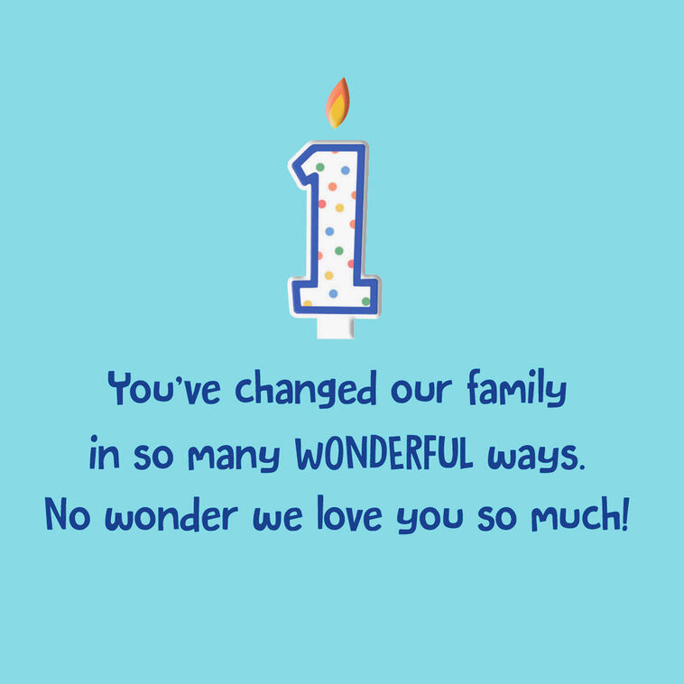 Hallmark Wonderful Ways 1st Birthday Card For Son