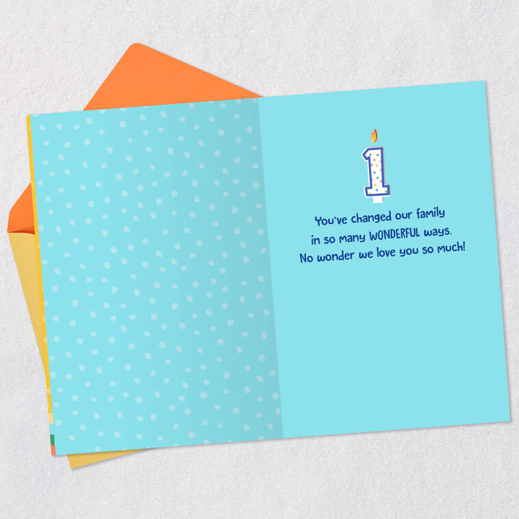Hallmark Wonderful Ways 1st Birthday Card For Son