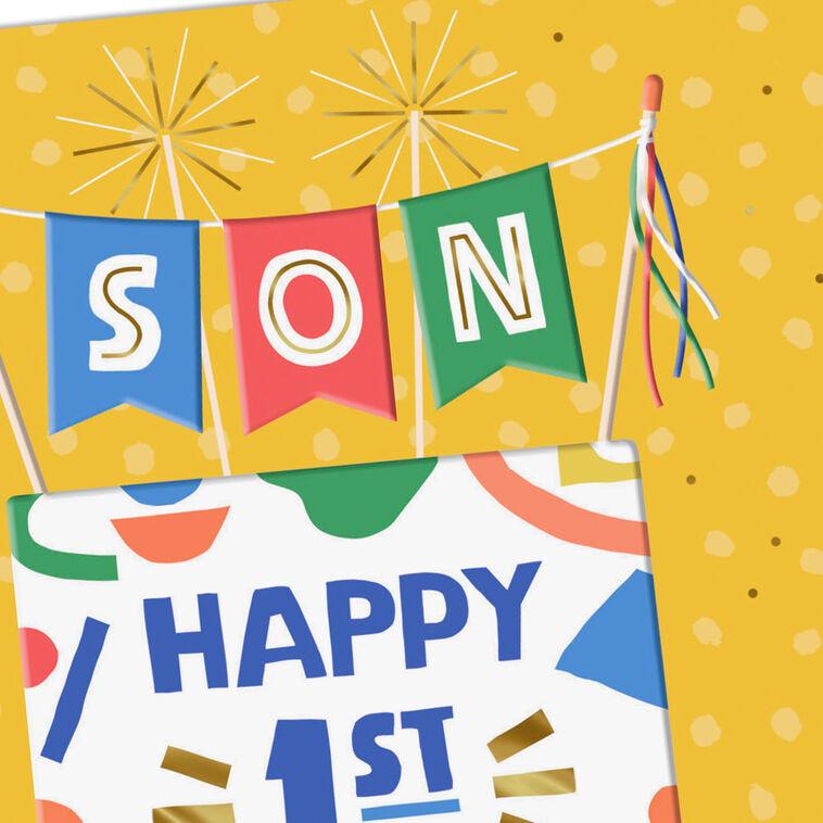 Hallmark Wonderful Ways 1st Birthday Card For Son