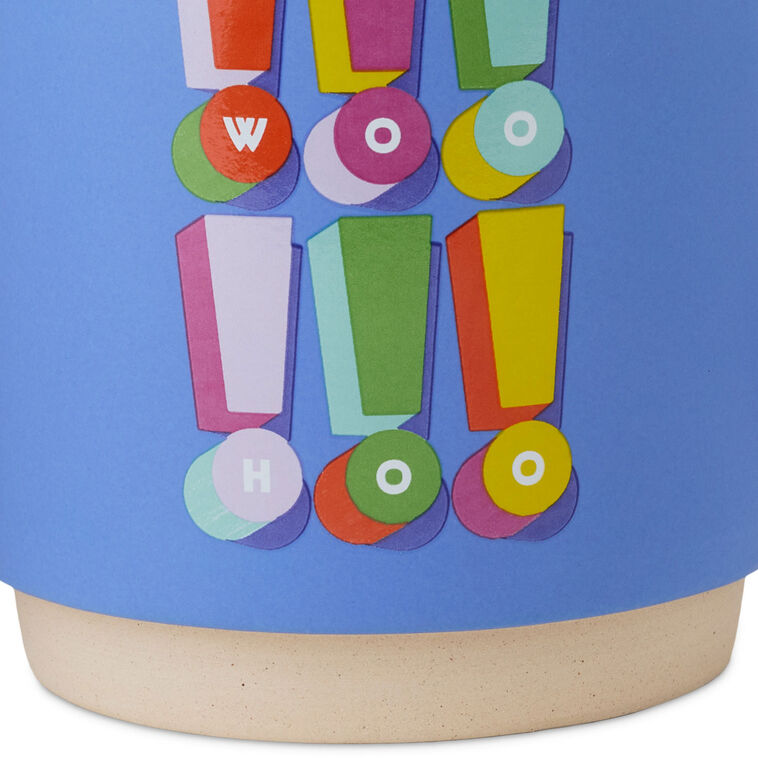 Hallmark Woo Hoo Exclamation Points Mug 16 Oz