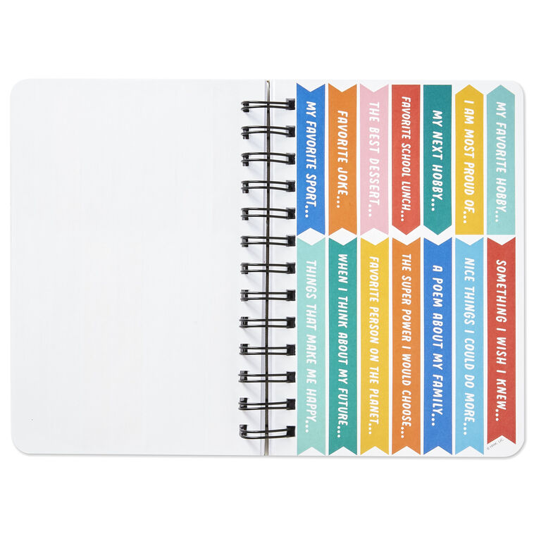 Hallmark Write On Prompted Journal With Stickers