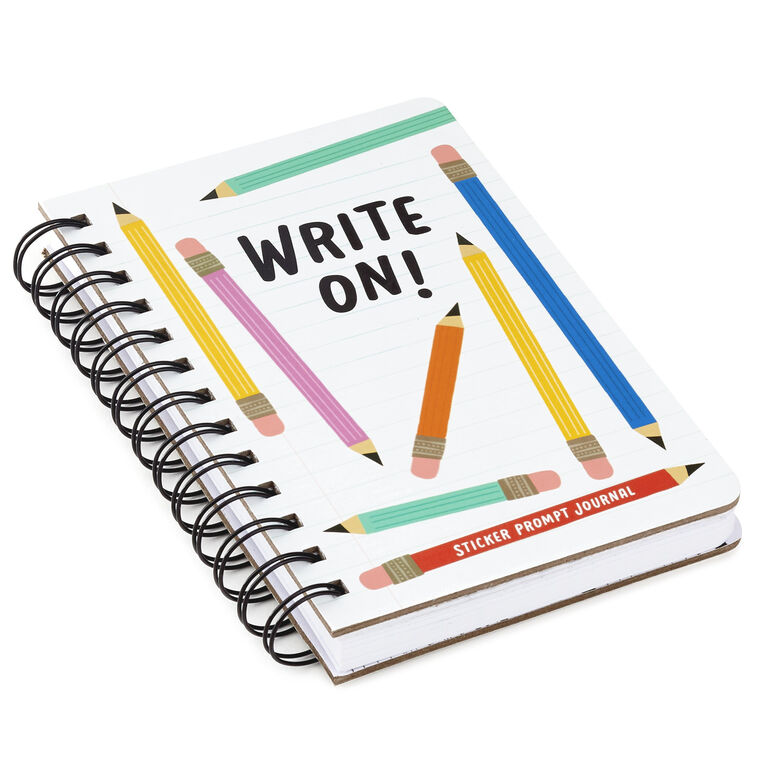 hallmark Write On Prompted Journal With Stickers