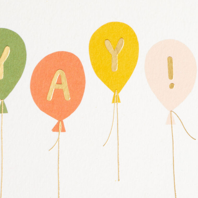 Hallmark Yay Birthday Card
