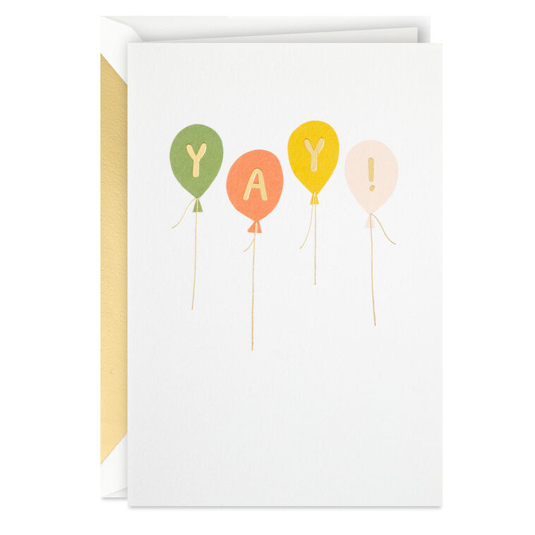 hallmark Yay Birthday Card