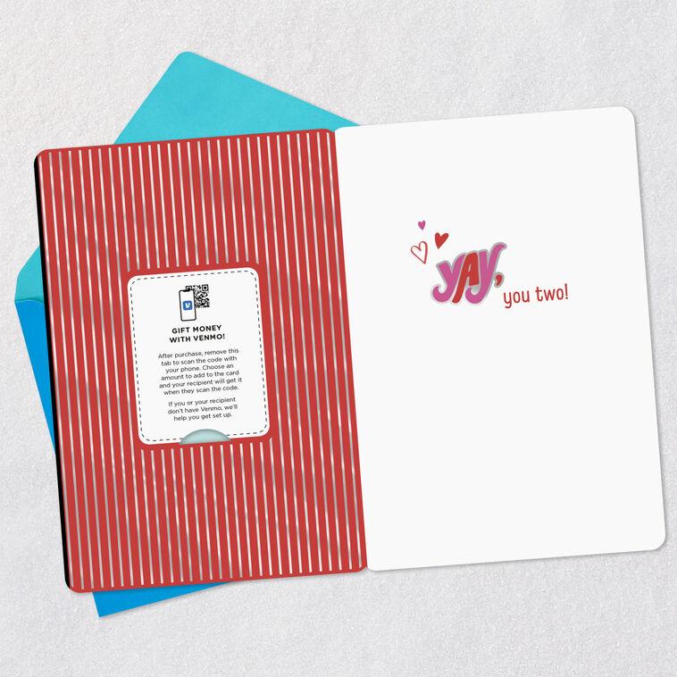 Hallmark Yay Love Venmo Wedding Card