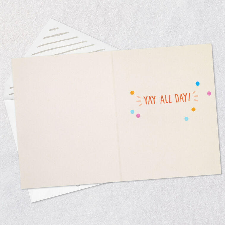 Hallmark Yay Party Cake Celebration Card