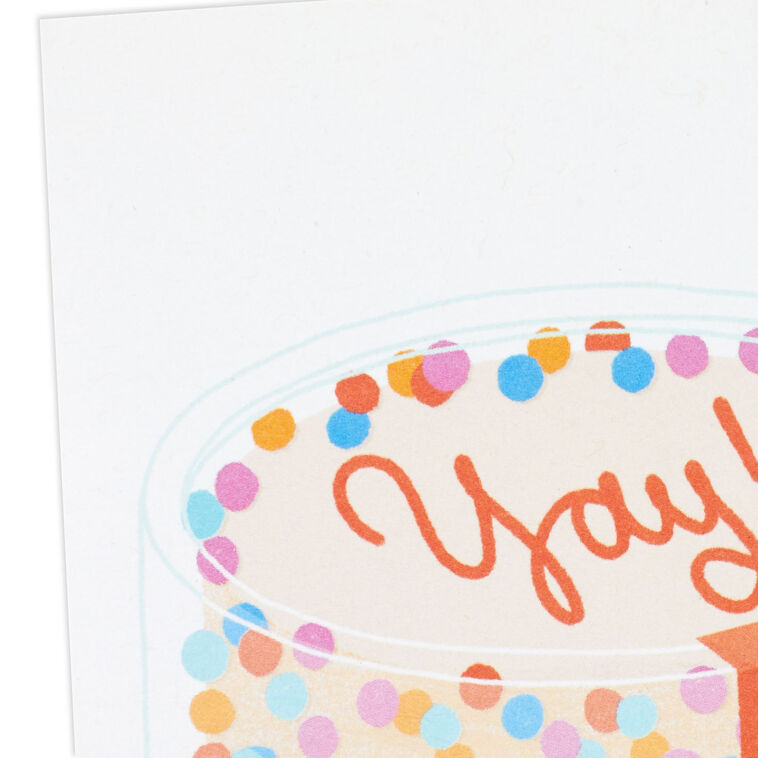 Hallmark Yay Party Cake Celebration Card