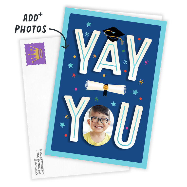 Hallmark Yay You Custom Graduation Card