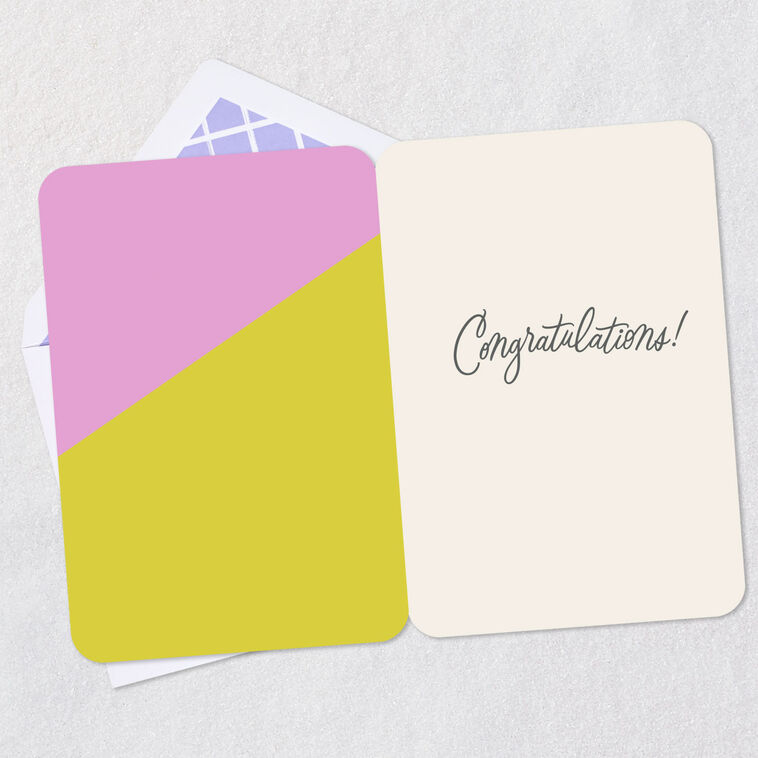 Hallmark Yay You Did It Congratulations Card