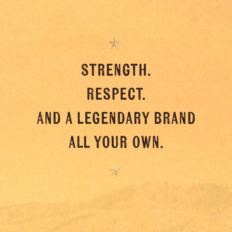 Hallmark Yellowstone You're Legendary Card
