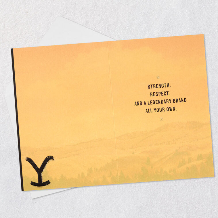 Hallmark Yellowstone You're Legendary Card
