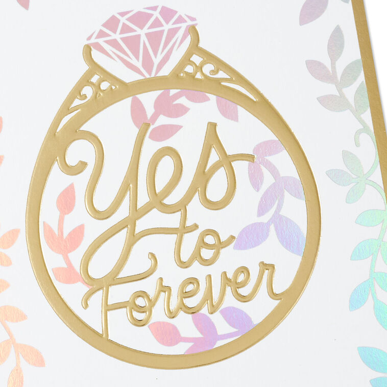 Hallmark Yes To Forever Engagement Card