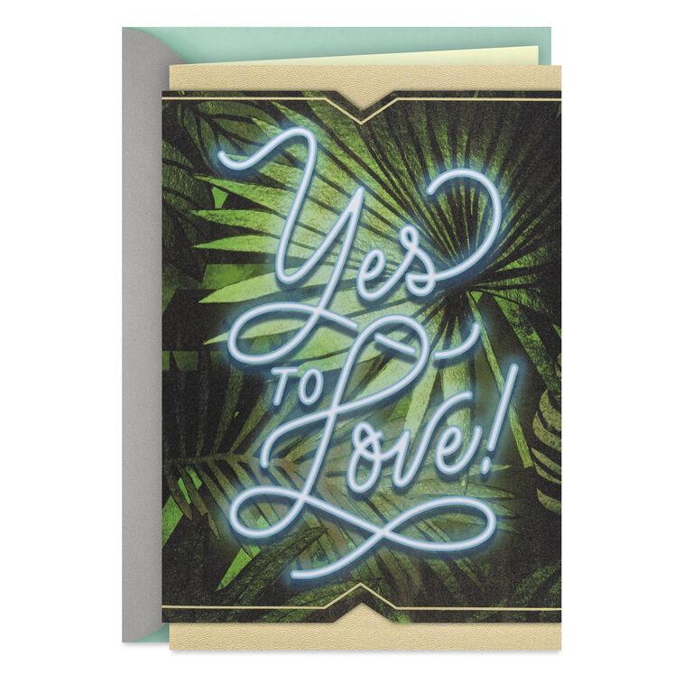 hallmark Yes to Love Bridal Shower Card