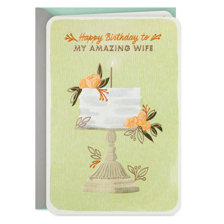 hallmark You Amaze Me Birthday Card for Wife