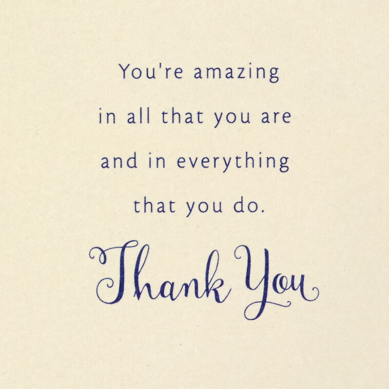 Hallmark You Are Amazing Thank-You Card