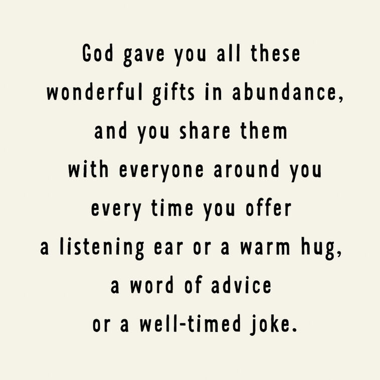 Hallmark You Are God's Blessing Birthday Card