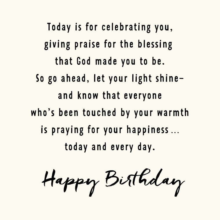 Hallmark You Are God's Blessing Birthday Card