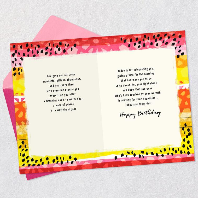 Hallmark You Are God's Blessing Birthday Card