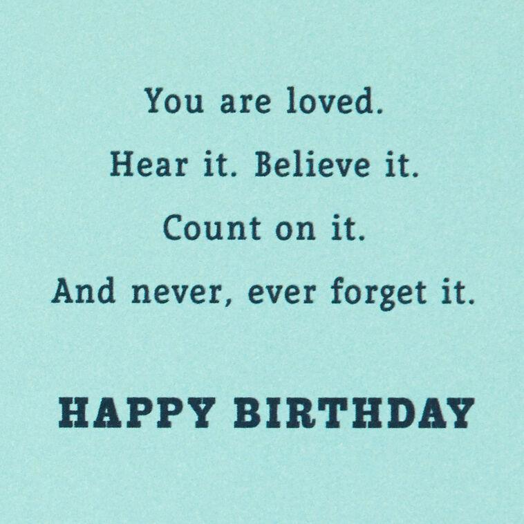 Hallmark You Are Loved Birthday Card For Grandson