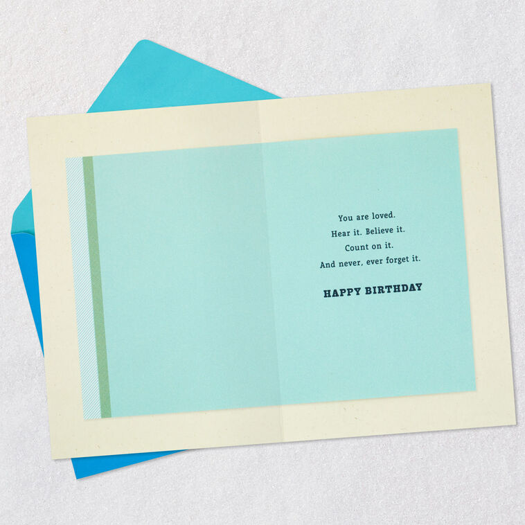 Hallmark You Are Loved Birthday Card For Grandson