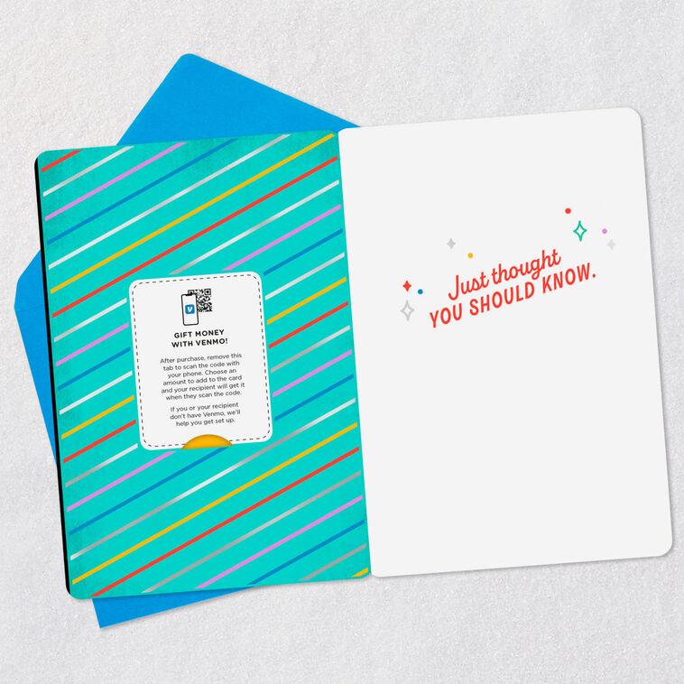 Hallmark You Are Next Level Amazing Venmo Card