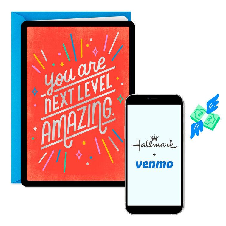 hallmark You Are Next Level Amazing Venmo Card
