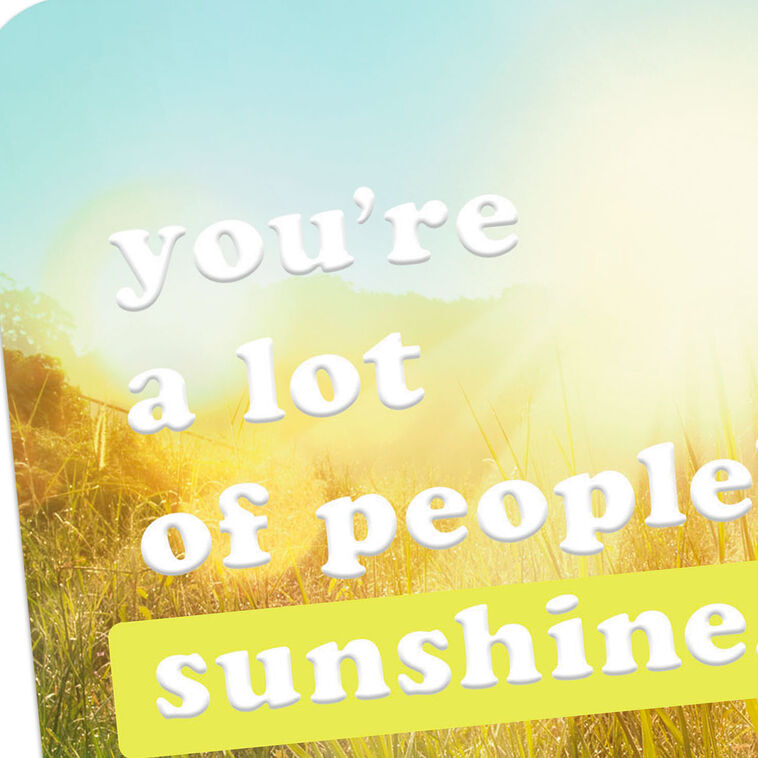 Hallmark You Are Sunshine Card