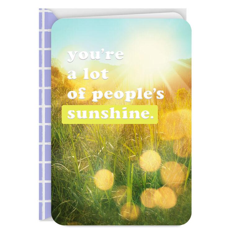 hallmark You Are Sunshine Card