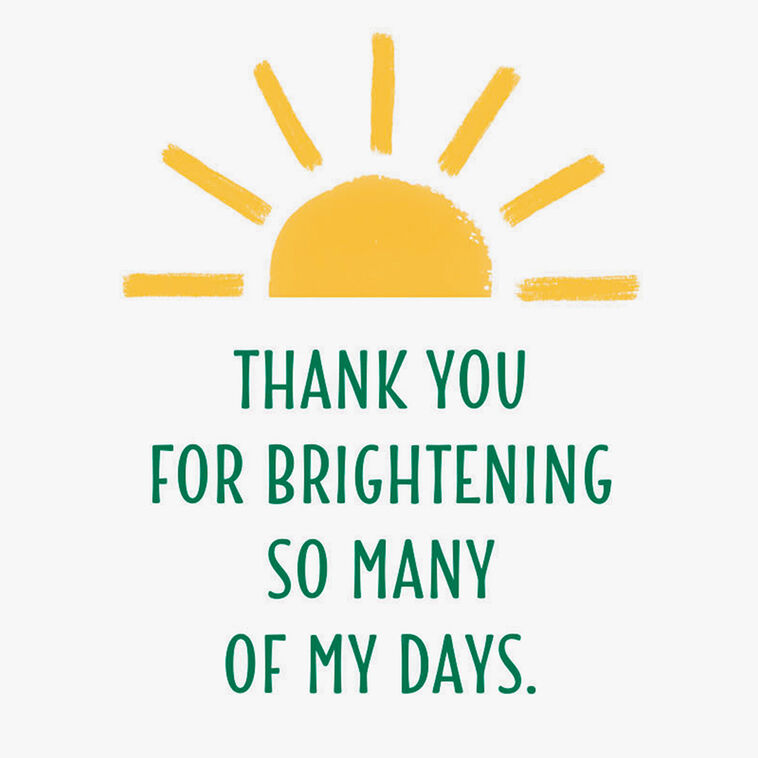 Hallmark You Bring The Sunshine Friendship Card