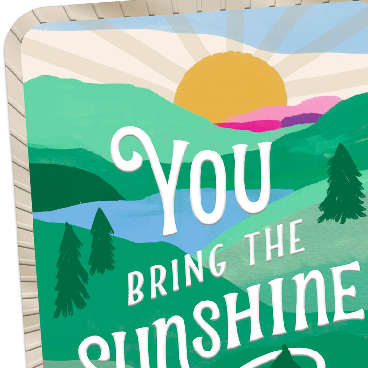Hallmark You Bring The Sunshine Friendship Card