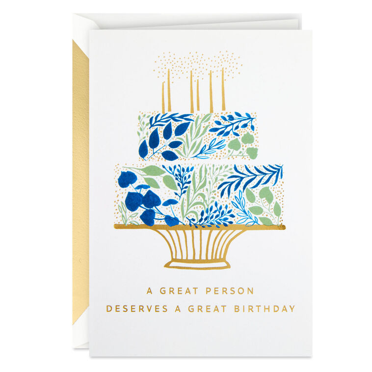 hallmark You Deserve a Great Day Birthday Card