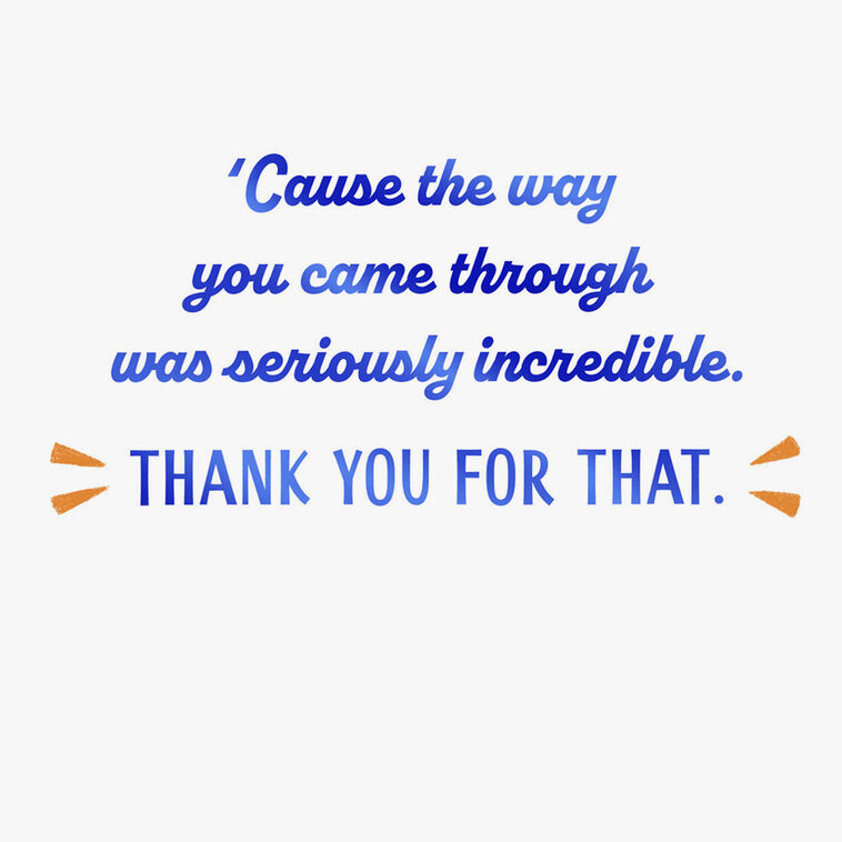 Hallmark You Deserve A Shout-Out Thank-You Card
