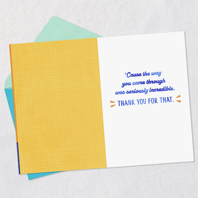 Hallmark You Deserve A Shout-Out Thank-You Card