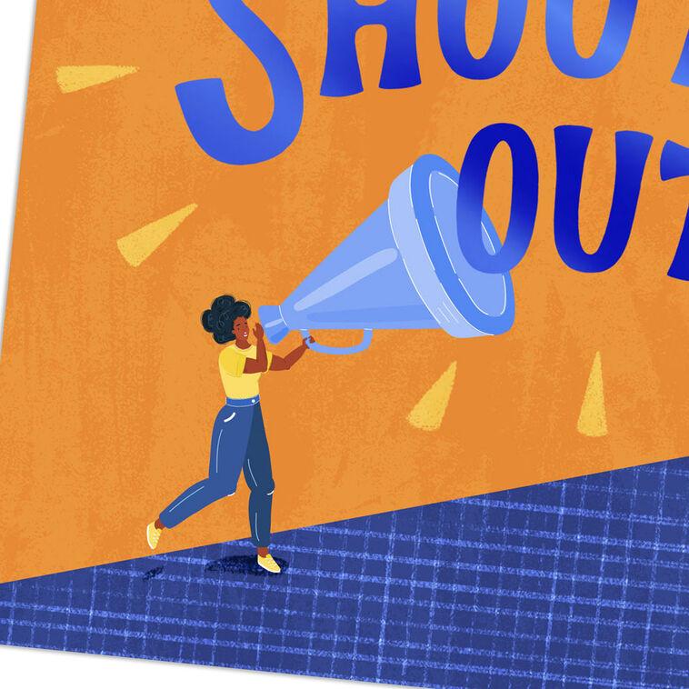 Hallmark You Deserve A Shout-Out Thank-You Card
