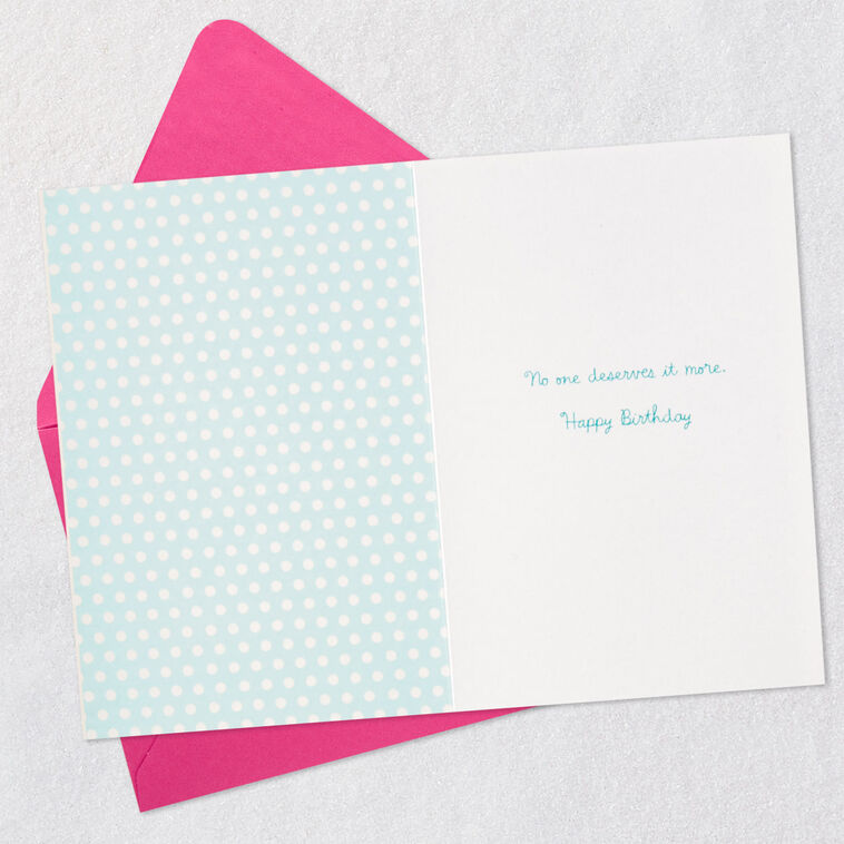 Hallmark You Deserve All The Sweets Birthday Card