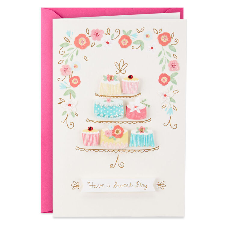 hallmark You Deserve All the Sweets Birthday Card
