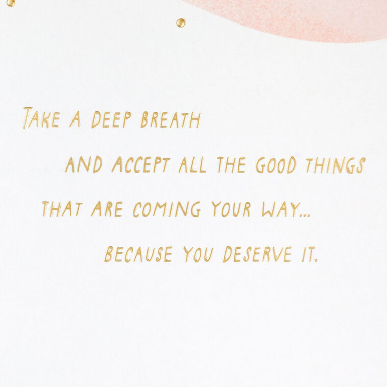 Hallmark You Deserve It Congratulations Card
