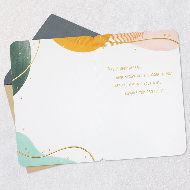 Hallmark You Deserve It Congratulations Card