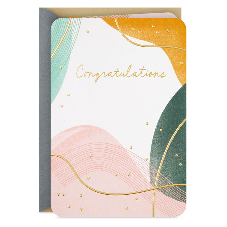 hallmark You Deserve It Congratulations Card