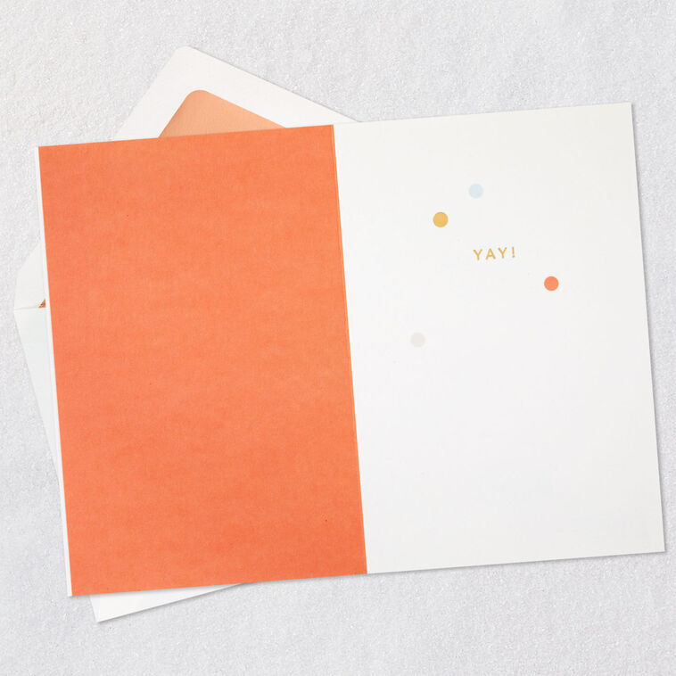 Hallmark You Did It Embossed Congratulations Card
