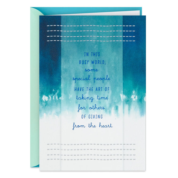 hallmark You Give From the Heart Thank-You Card