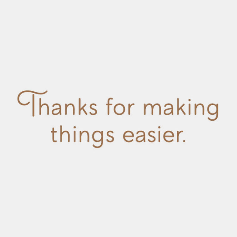 Hallmark You Go Above And Beyond Thank-You Card