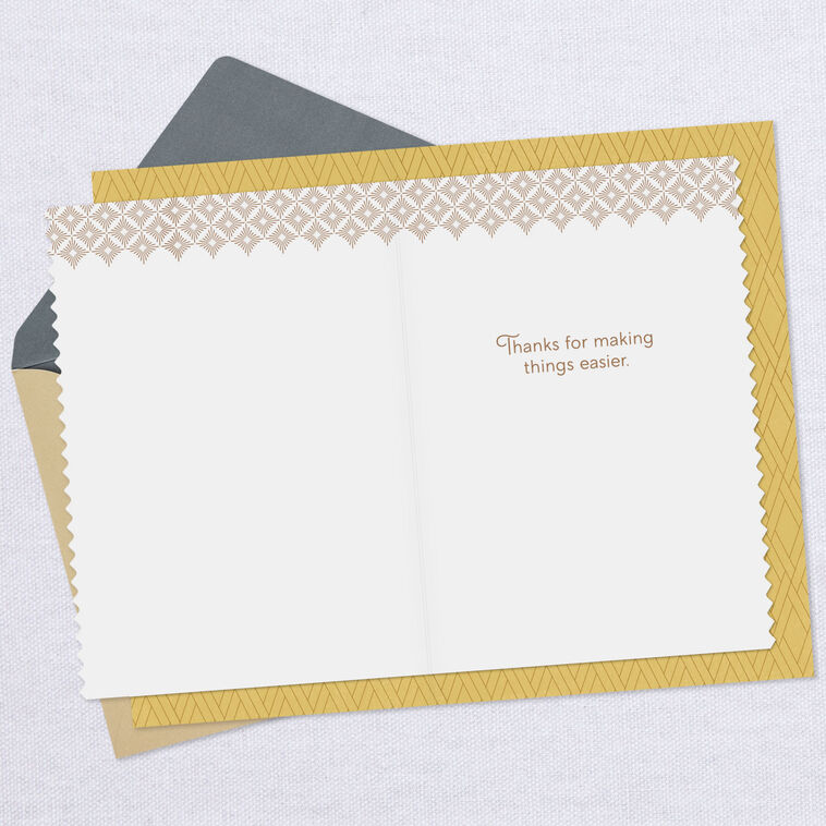 Hallmark You Go Above And Beyond Thank-You Card