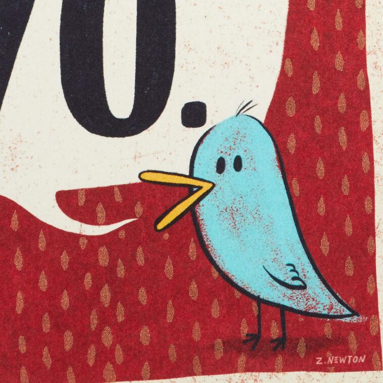 Hallmark You Go First Funny 70th Birthday Card