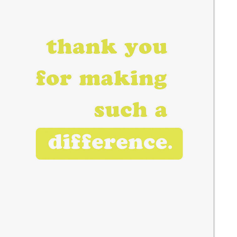 Hallmark You Help Students Shine Thank You Card