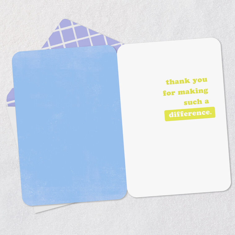 Hallmark You Help Students Shine Thank You Card
