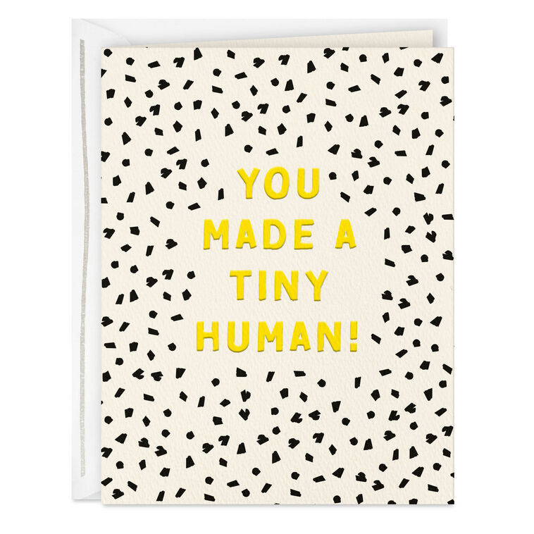 hallmark You Made a Tiny Human New Baby Card