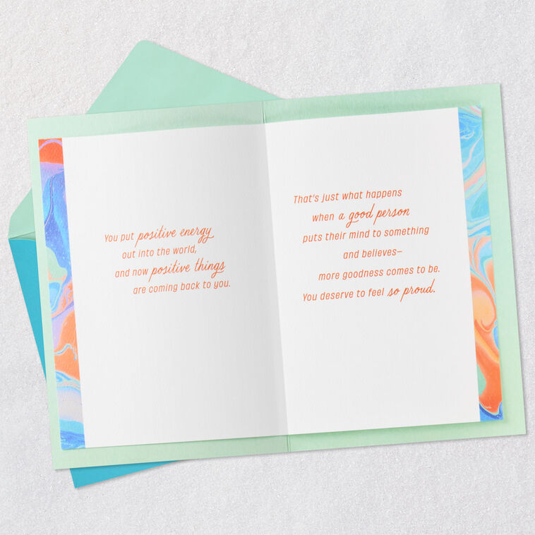 Hallmark You Made It Happen Congratulations Card