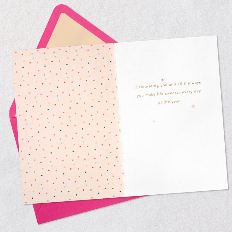 Hallmark You Make Life Sweeter Birthday Card